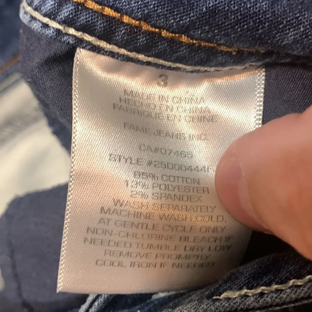 3for$20 jeans size 3 junior